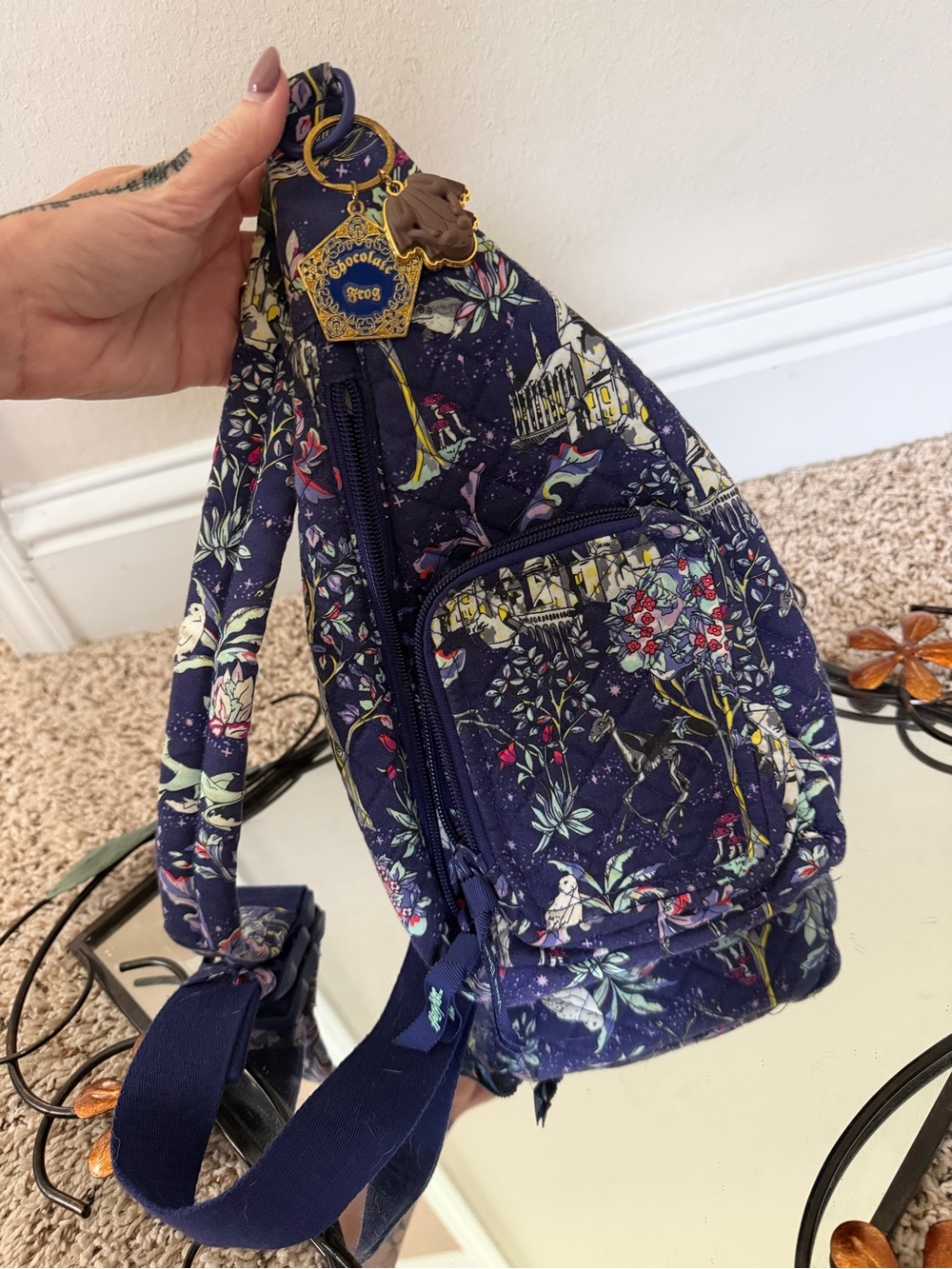 Vera Bradley mini sling bag forbidden forest harry potter print